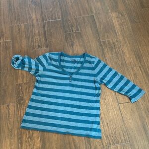 Striped Blue North Face Shirt